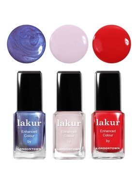 Londontown Summer Sorbet Collection Lakur Trio in Blue Pink Red